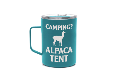 OZtrail - Camping Alpaca Tent Double Walled Mug - Last one. Save $10