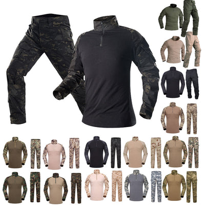 BDU tactical shirts and trousers in assorted colours
