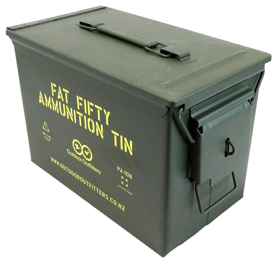 Ammunition Tin (Lockable) Ammo Tin