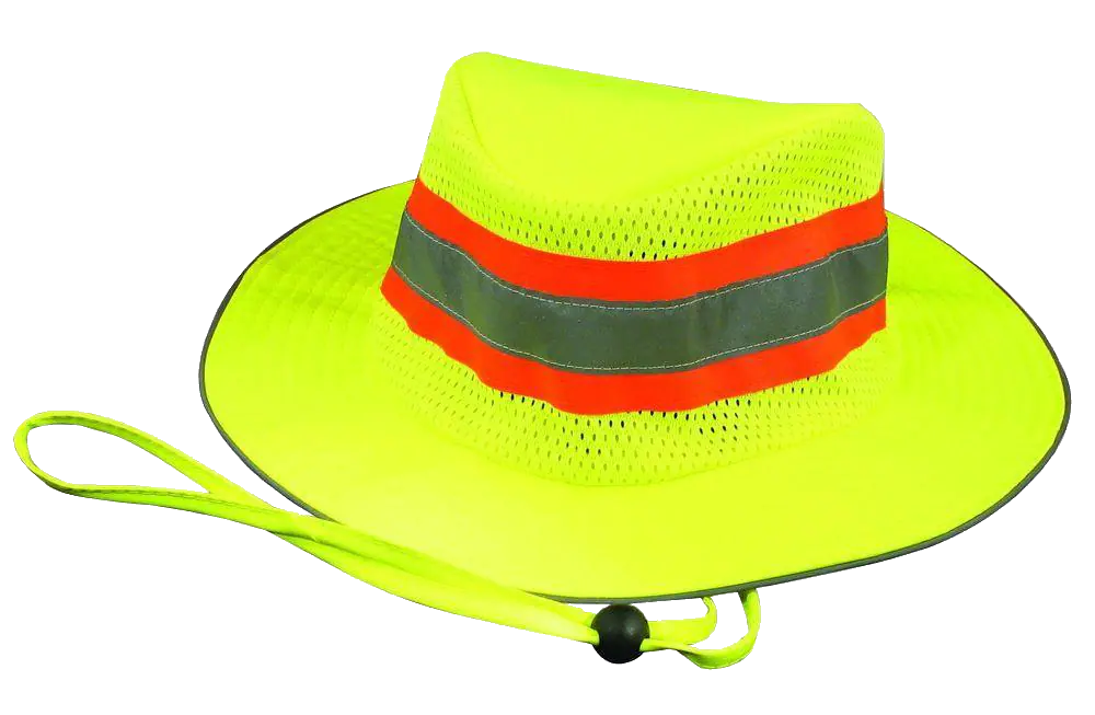 ERB - Hi Viz Yellow Safety Boonie Hat (SPF 50+)