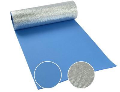 OZtrail - Foam Earth Mat Camper Deluxe Silver {10mm Thick}