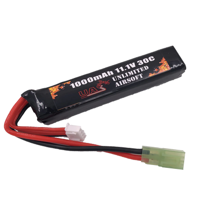 UAS - 11.1v (1000mah) 30C Long Lipo Battery
