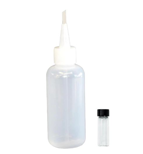 Gold Sniffer Bottle & 4ml Glass Vial
