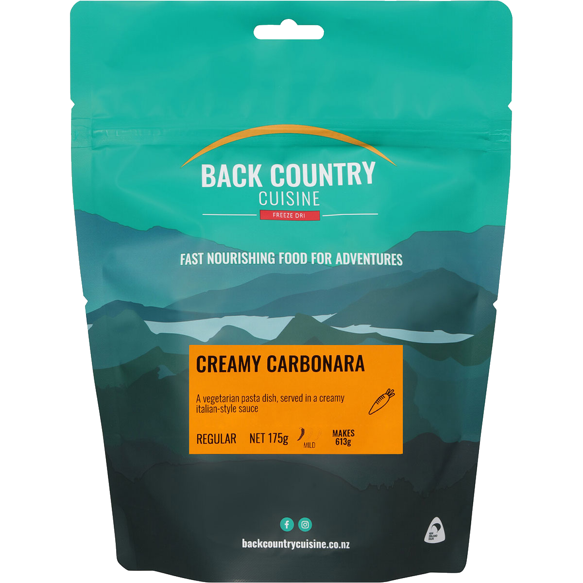 Back Country - Creamy Carbonara - 175 gram pack