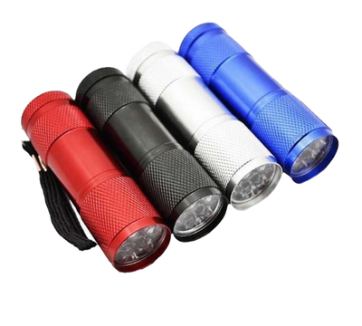 Allied - 9 Led Mini Torch Takes 3x AAA Batteries