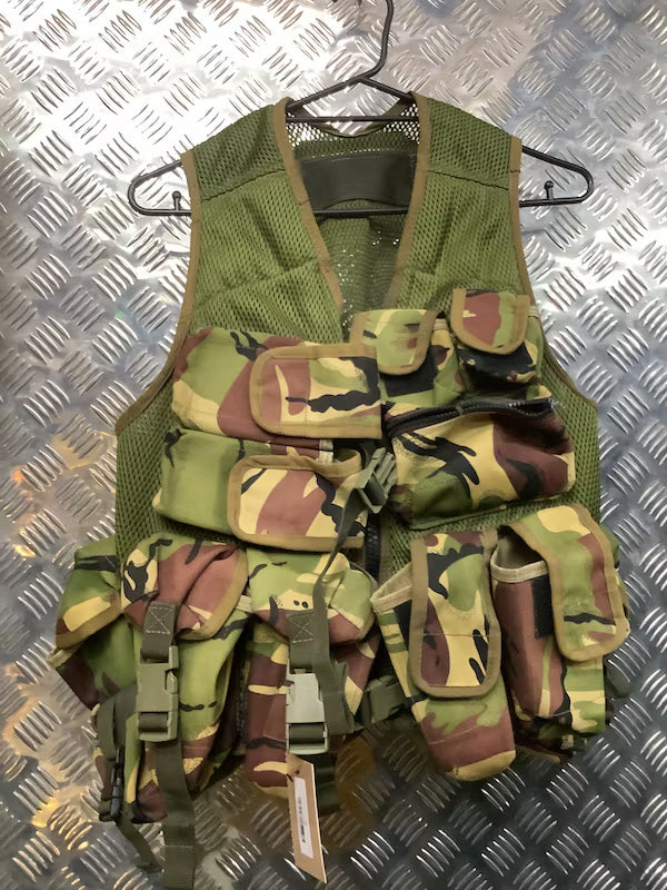 DPM webbing vest with pouches (New and Used)