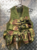 DPM webbing vest with pouches (Used)