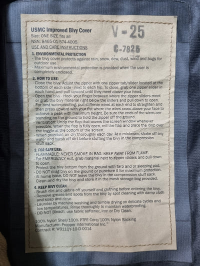 USMC Bivy Bag Coyote (New)