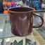 Post WW11 British Army Military Issue Brown Enamel Cup 1952