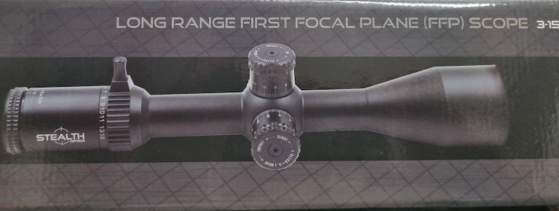 Stealth 3-15x50 FFP Lum Scope