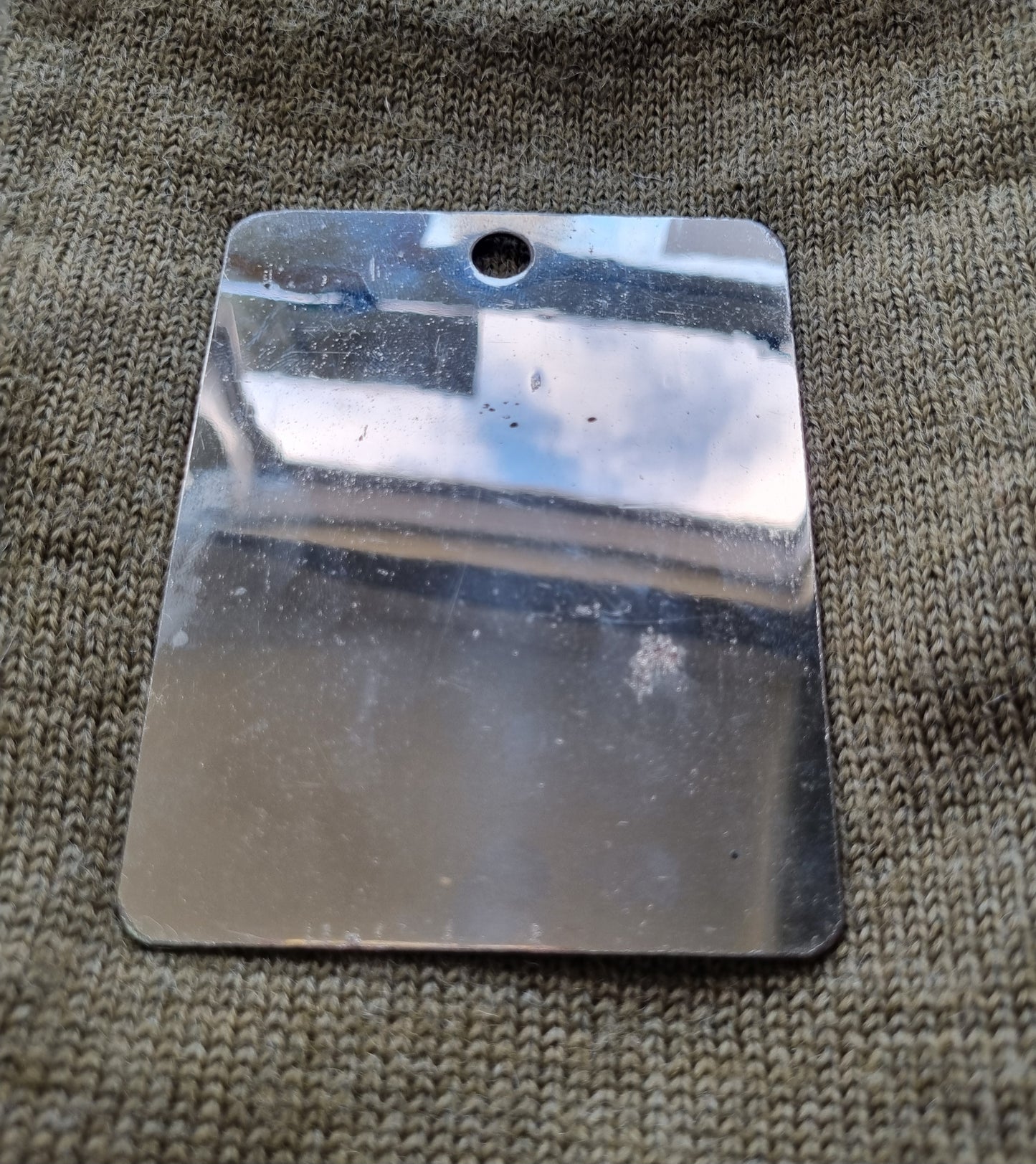 WW11 British Signallling Mirror in Case