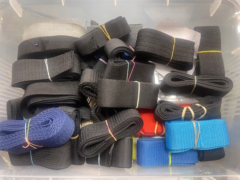 Webbing Various lengths & sizes - Per metre