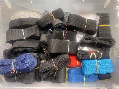 Webbing Various lengths & sizes - Per metre