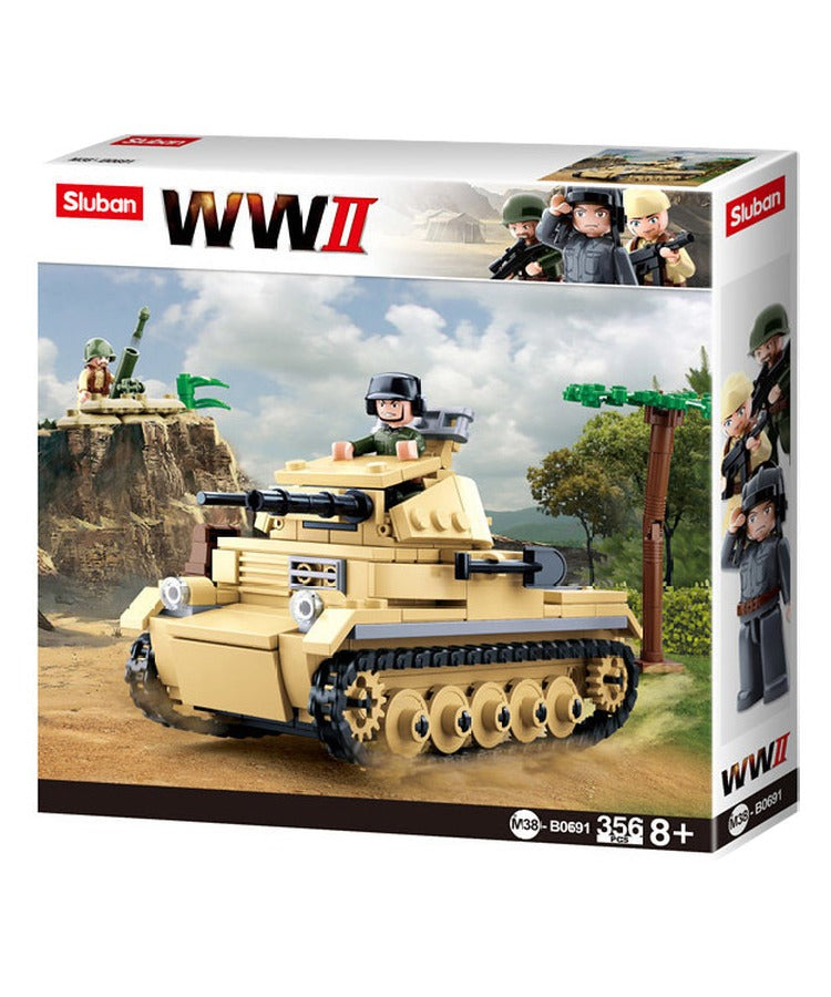 Sluban B0691 WWII Small German Tank