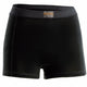 Black merino wool underwear on a white background