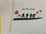 ANZAC Flag s- Lest We Forget - 12 different styles