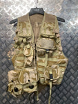 Desert DPM Camo - Vest Tactical Load Carrying webbing with pouches.