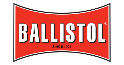 Ballistol logo with red background and white text
