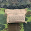 Medical dressing package on a camouflage background