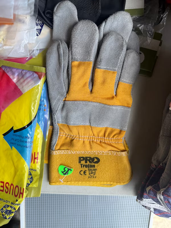 Various Gloves, Leather, Rubber, Work Gloves From $5 a pair