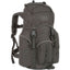 Gray tactical backpack on a white background