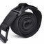 Black belt with a buckle on a white background