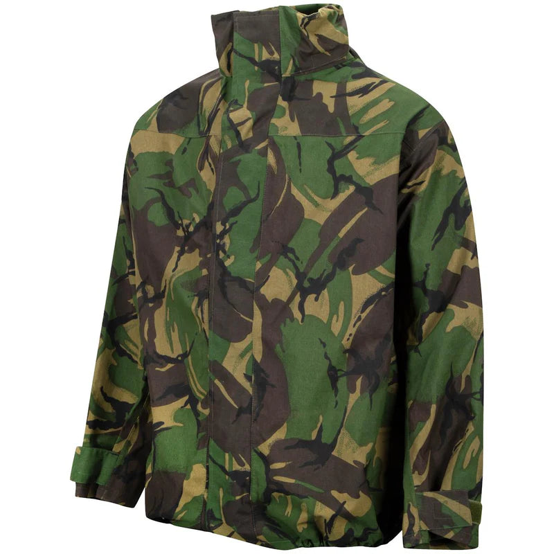 Camouflage jacket on a white background