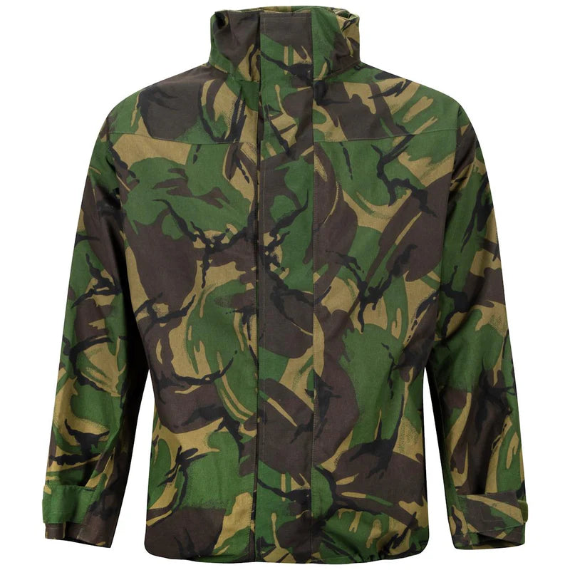 Camouflage jacket on a white background
