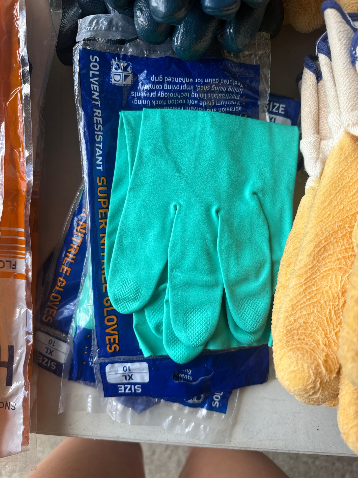 Various Gloves, Leather, Rubber, Work Gloves From $1 a pair