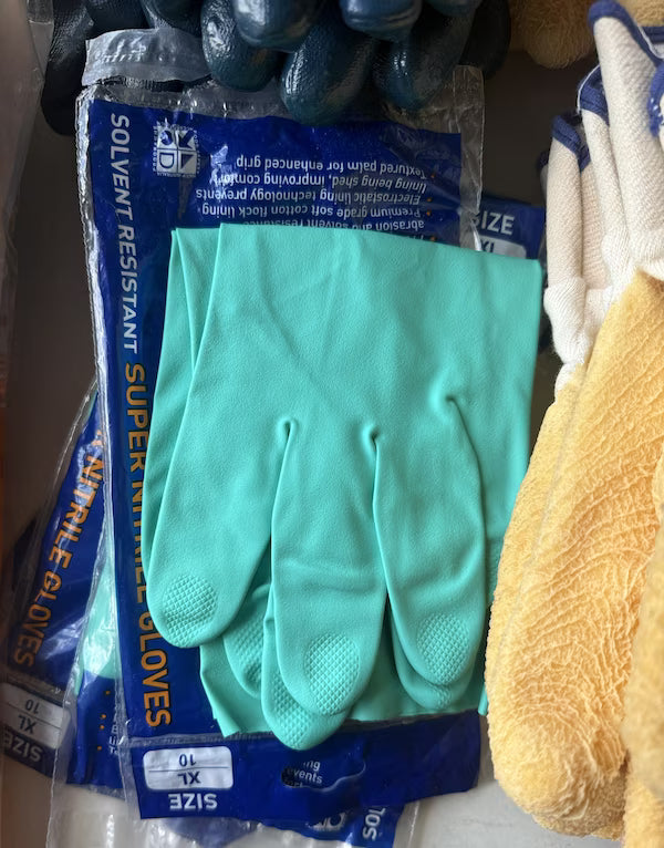 Various Gloves, Leather, Rubber, Work Gloves From $5 a pair