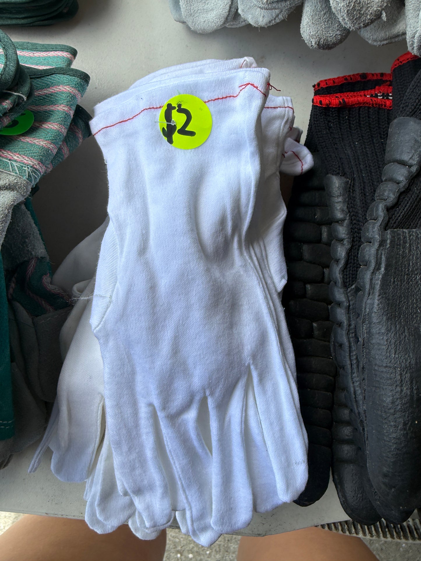 Various Gloves, Leather, Rubber, Work Gloves From $1 a pair