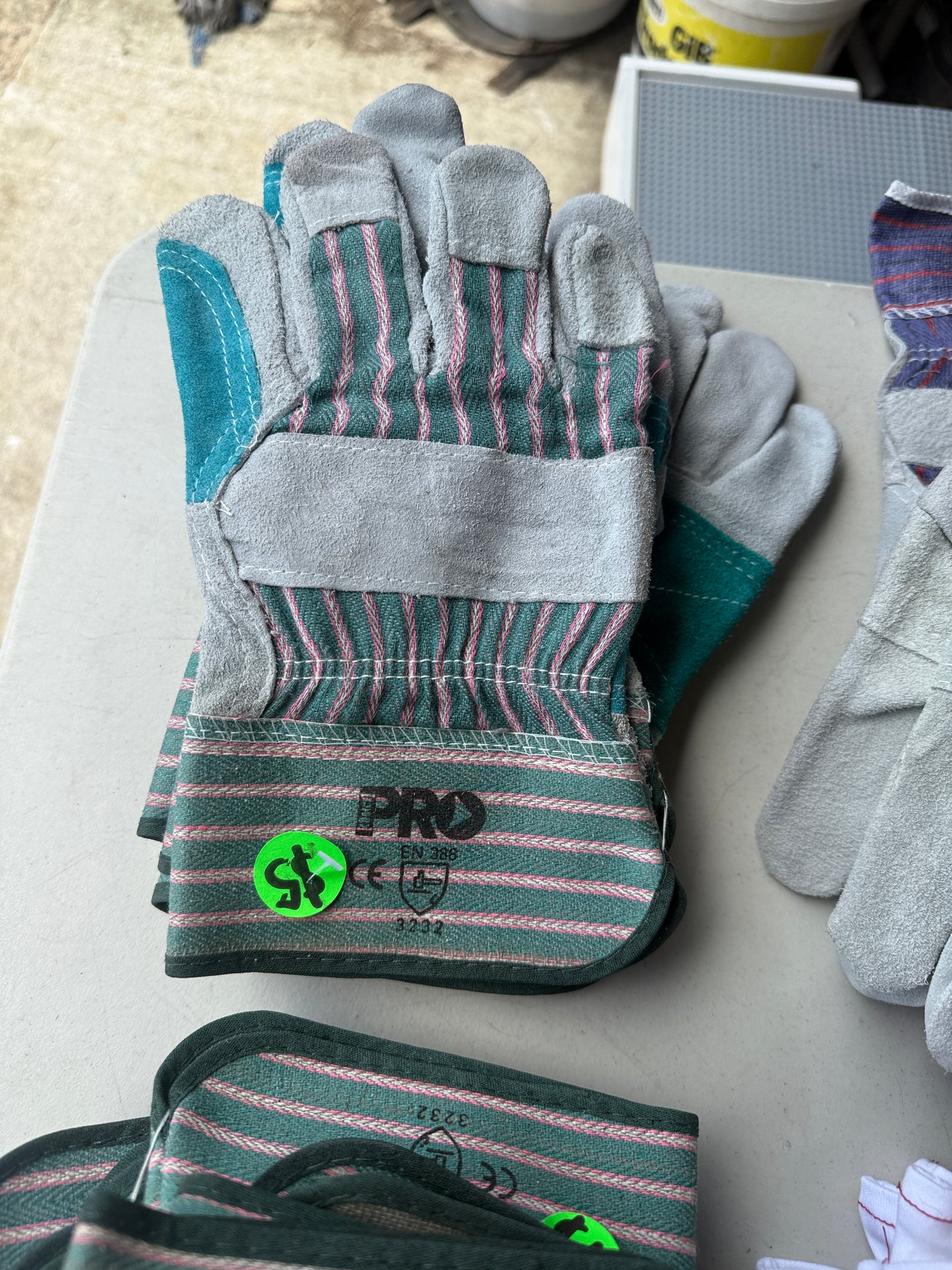 Various Gloves, Leather, Rubber, Work Gloves From $1 a pair