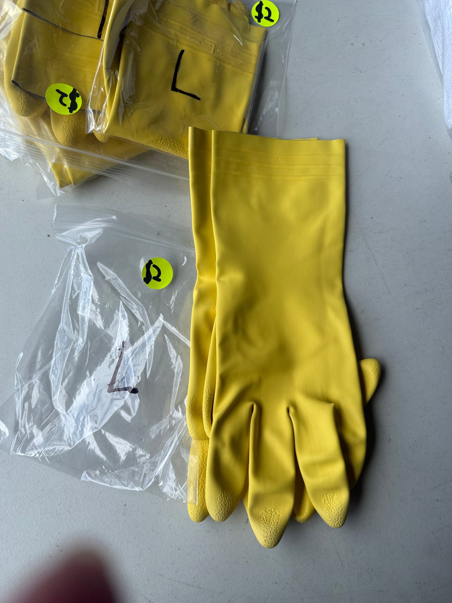 Various Gloves, Leather, Rubber, Work Gloves From $1 a pair