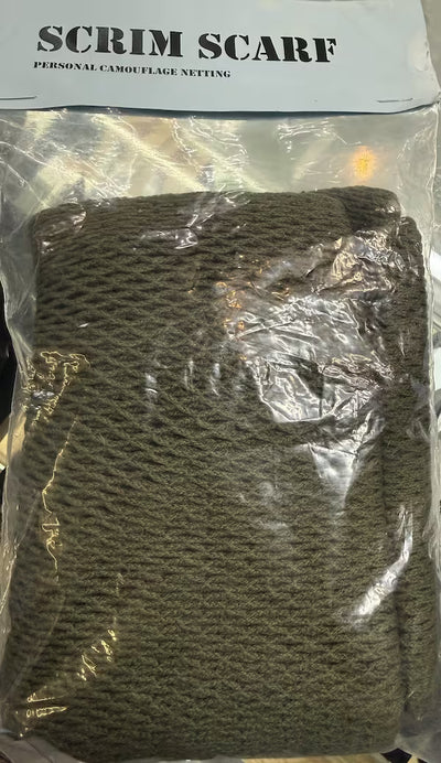 NZ Army Scrim Net Scarf  - Brand New