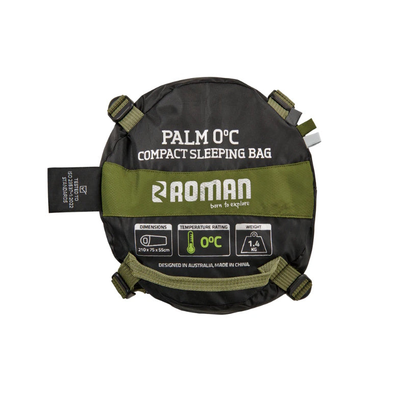 Roman Palm Sleeping Bag - Olive green  0°C