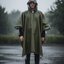 Lightweight Waterproof Poncho in carry pouch.
