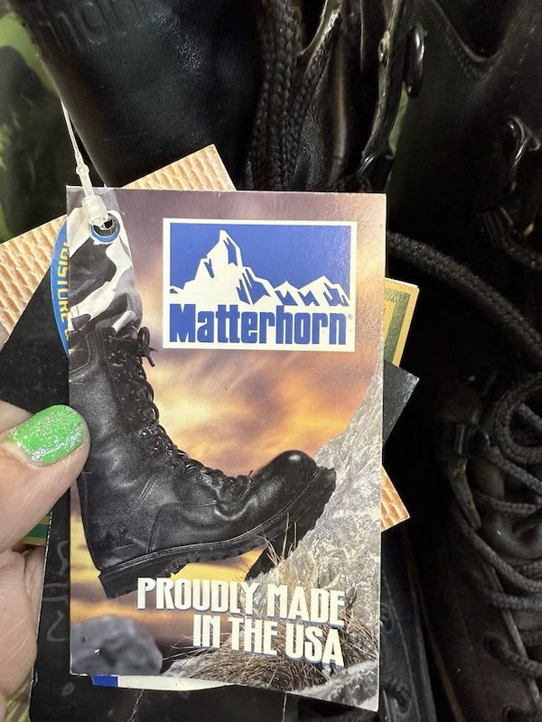 MATTERHORN leather Boots Size 14 - Brand New (Tags still attached) Save $49