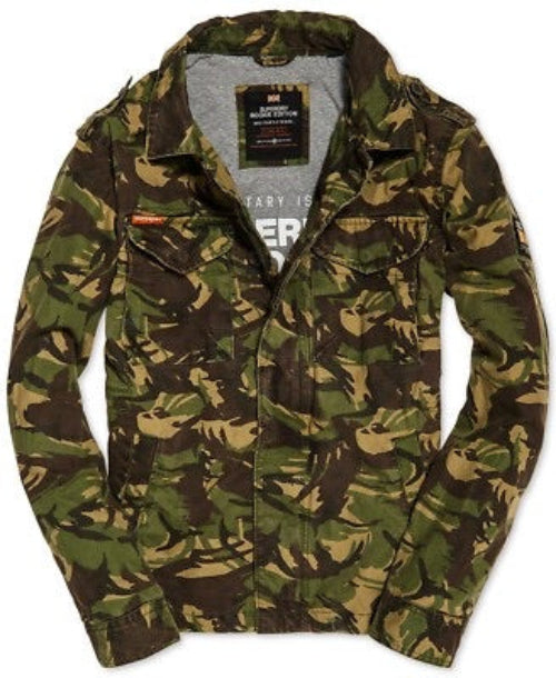 SUPERDRY Rookie Edition Camo Jacket - Medium