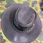 OUTBACK Shade leather Hat - Black (second hand)