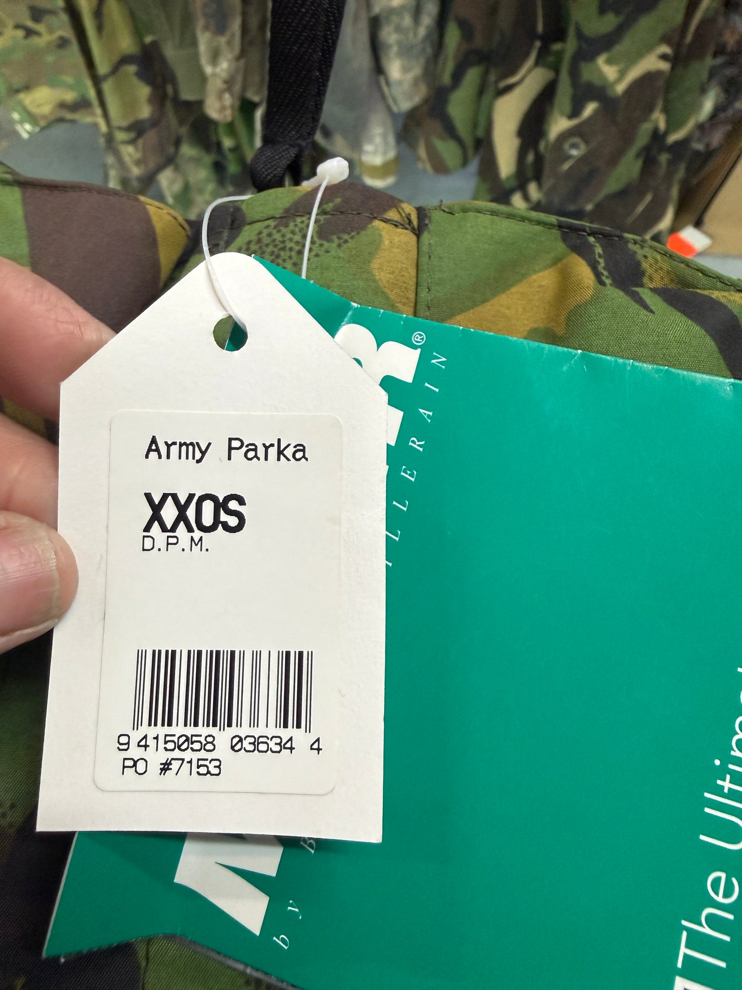 NZ Army DPM Milair Jacket -XXOS (3XL)