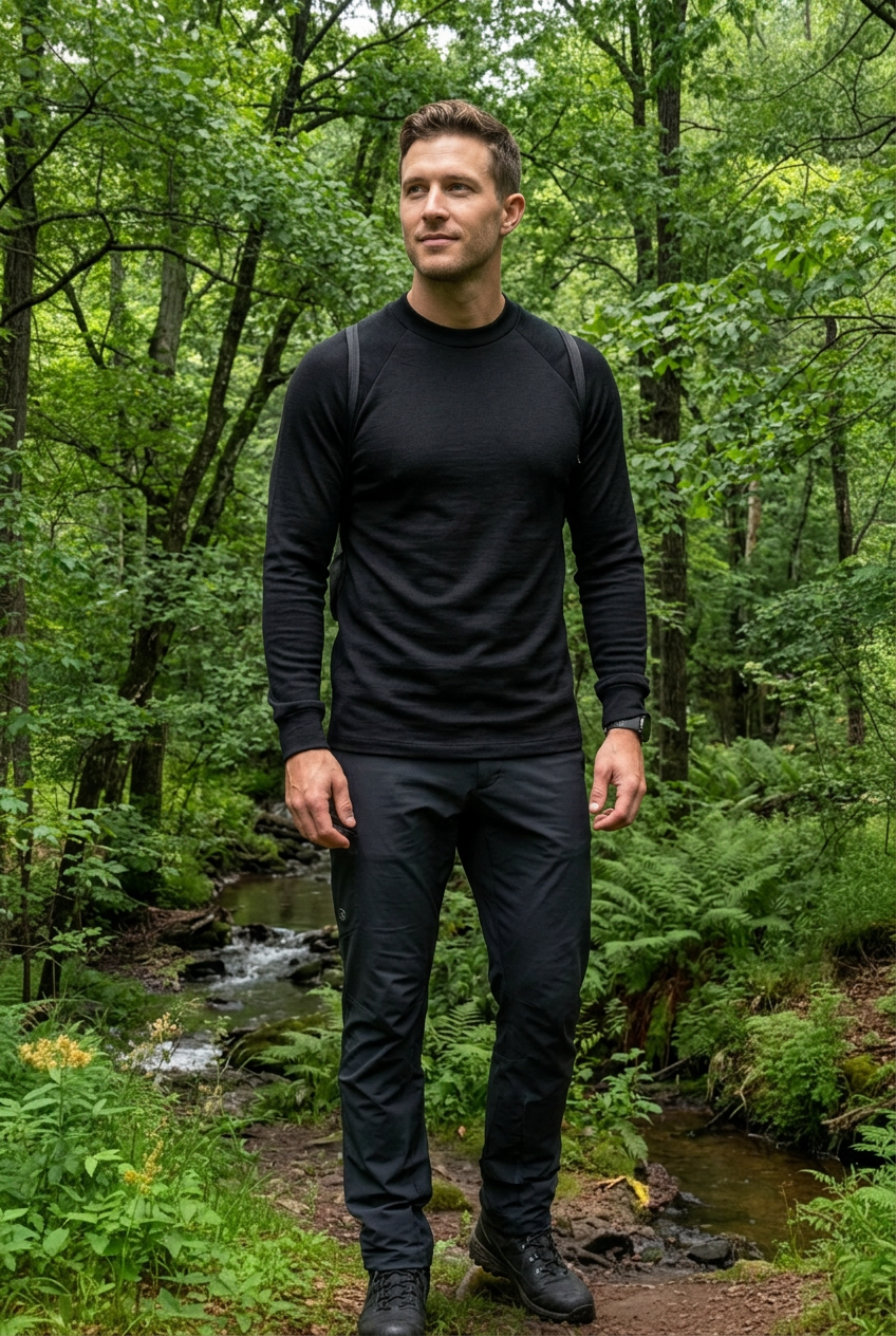 Heavy duty Merino long sleeve size small