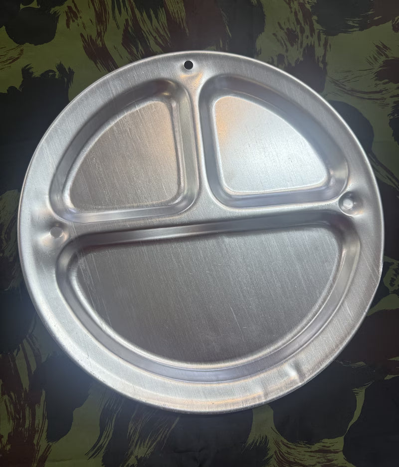 Aluminium divided plate 30cm diameter - Save $3