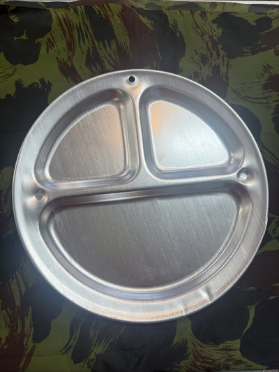 Aluminium divided plate 30cm diameter