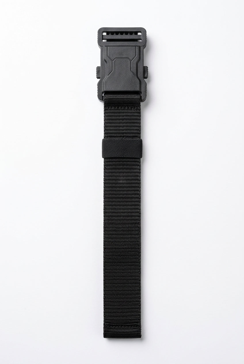 Tactical Webbing Belt with plastic buckle - 4 different colours
