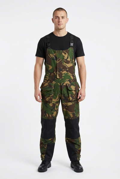 NZ Defence Force - Waterproof Over Trousers/Overalls (Used Grade1) Made By Kathmandu