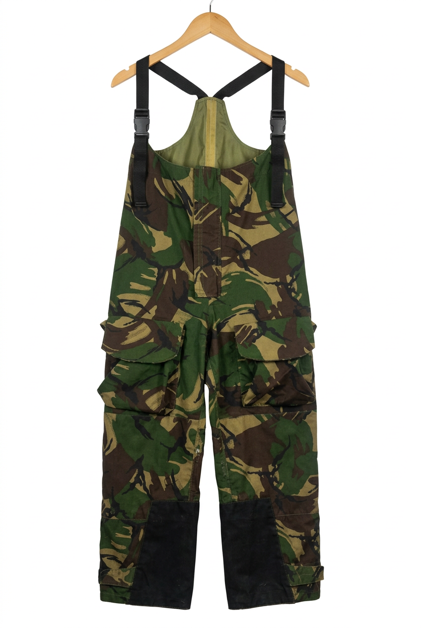 NZ Defence Force - Waterproof Over Trousers/Overalls (Used Grade1) Made By Kathmandu