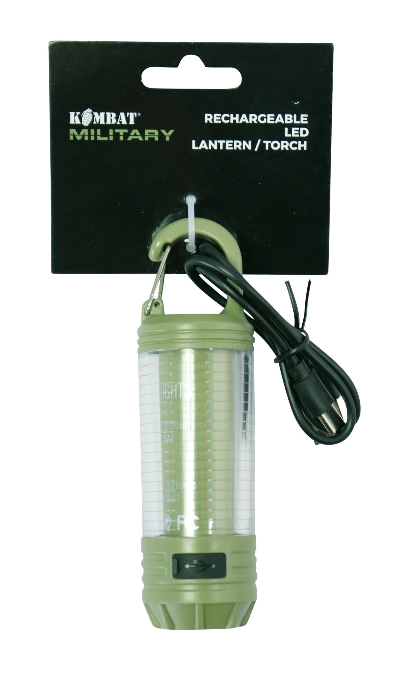 Kombat UK Rechargeable LED Lantern Torch