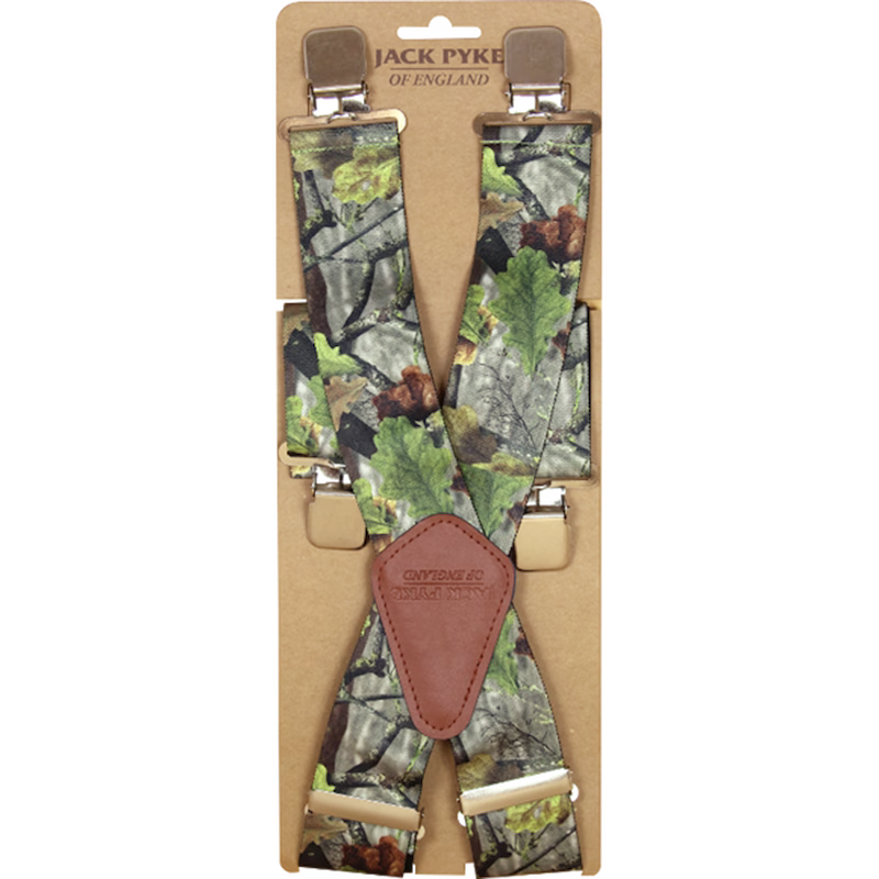 Jack Pyke - Elasticated Braces - Woodland Camo