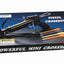Boxed toy crossbow labeled 'PISTOL CROSSBOW' and 'POWERFUL MINI CROSSBOW' on a plain white background. The packaging shows a black crossbow with yellow accents and several colored arrows.