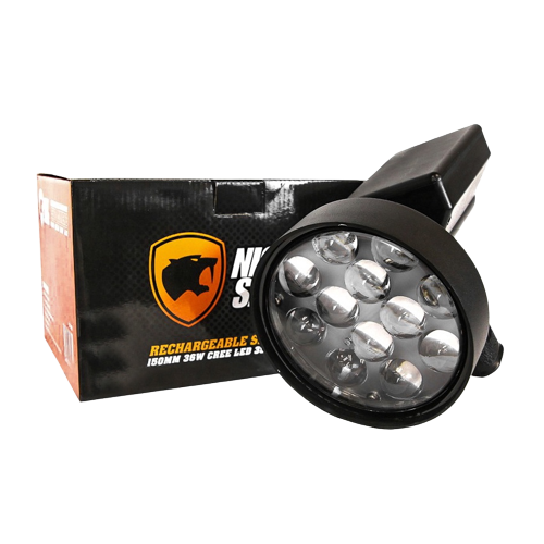 Night Saber - Rechargeable Spotlight 150mm 36W LED (3500 Lumen)
